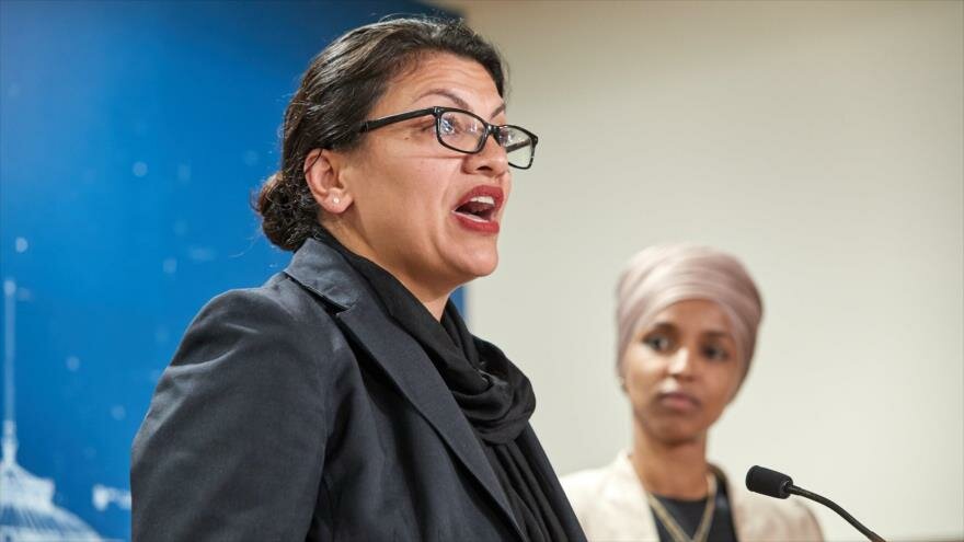 Ilhan Omar , Rashida Tlaib, Donald Trump, Israel